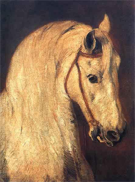 Piotr Michalowski Studium of Horse Head China oil painting art